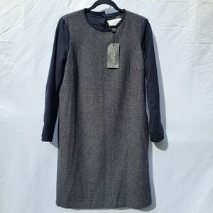 MaxMara Weekend Wool Long Sleeve Sheath Dress Size 8 NWT $375